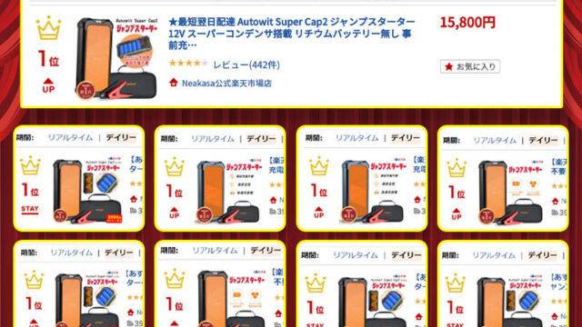 Autowit Super Cap2 ジャンプスターター