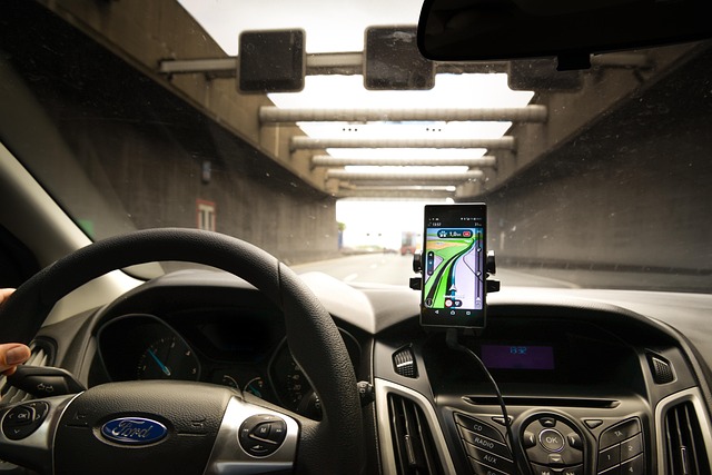 navigation system car dashboard