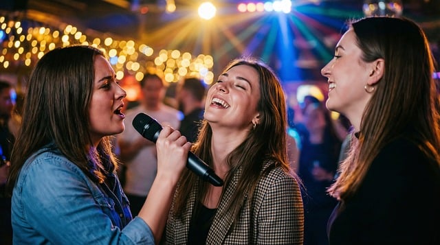 karaoke set living room party