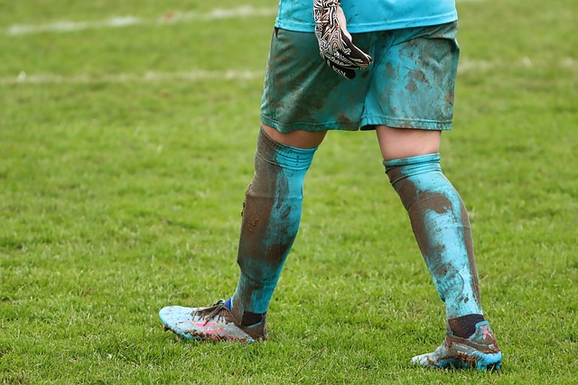 youth soccer player legs
